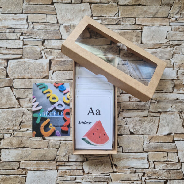 Kortelių rinkinys "Abėcėlė" - Image 2