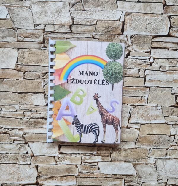 "Mano užduotėlės"  daugkartinio naudojimo knygelė ikimokyklinukui - Image 6