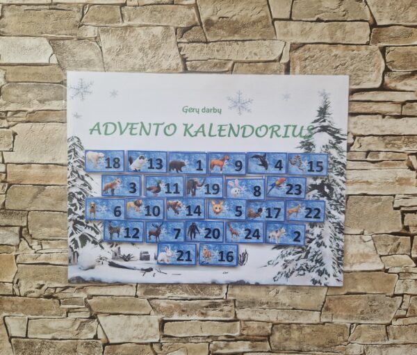 Gerų darbų Advento kalendorius mažiesiems