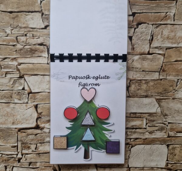 "Laukiam švenčių" daugkartinio naudojimo knygelė mažiesiems - Image 2