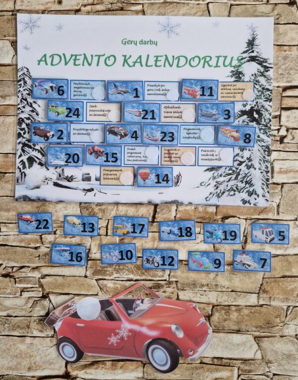 Gerų darbų Advento kalendorius BERNIUKAMS - Image 2
