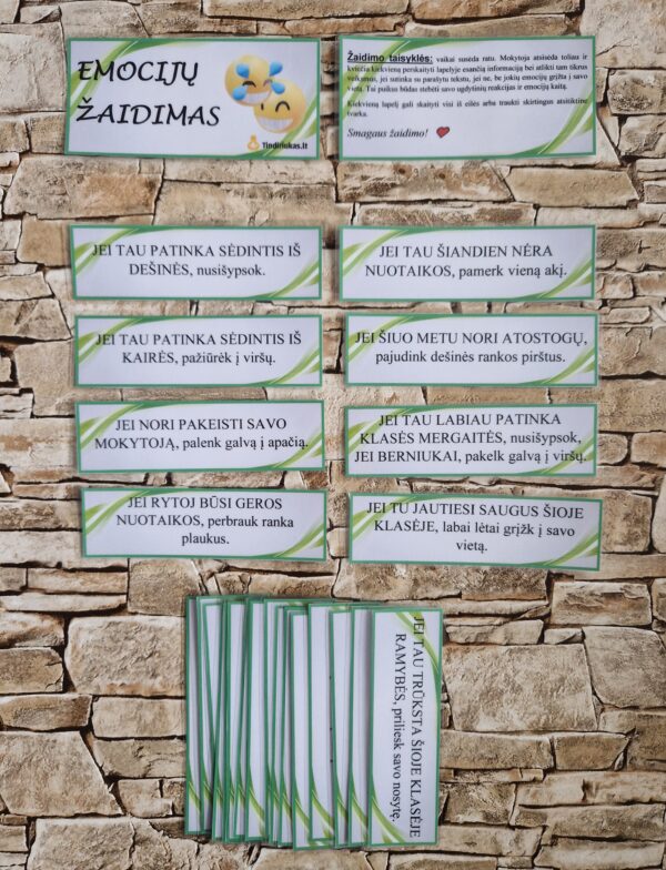 Emocijų žaidimas